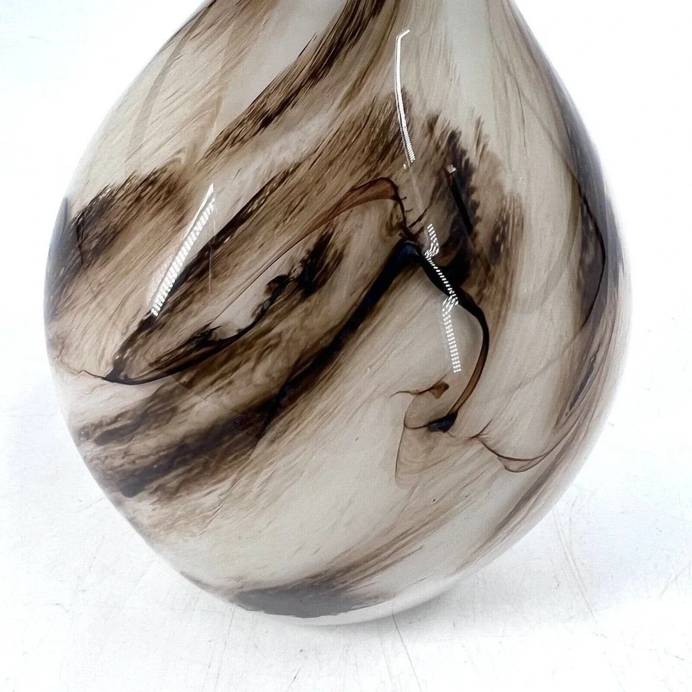 Vintage 1982 Charles Charlie Correll Art Studio Handcrafted Glass Vase
